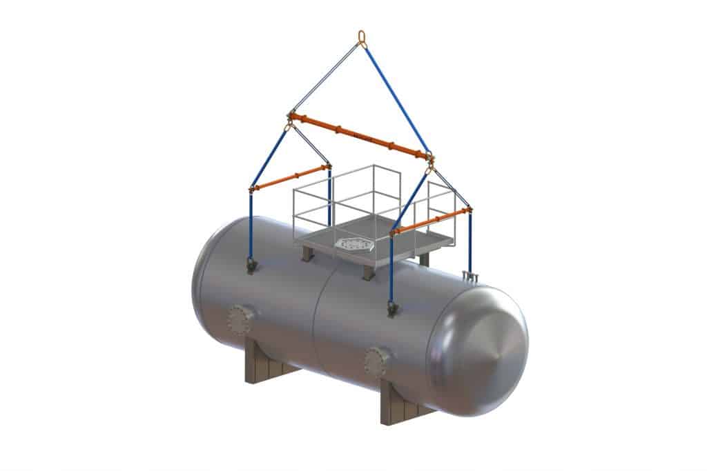pressurevessel Britlift Lifting beams, spreader beams and frames